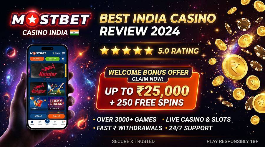 Mostbet casino India review 2026 — crash game platform comparison
